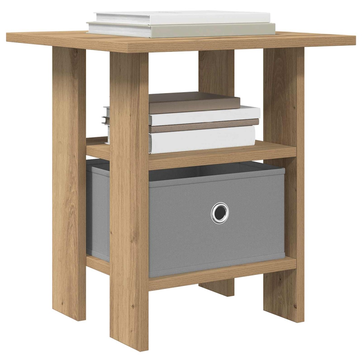 vidaXL Κομοδίνο Artisan Oak 41 x 40 x 45 εκ Επεξεργασμένο Ξύλο