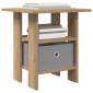 vidaXL Κομοδίνο Artisan Oak 41 x 40 x 45 εκ Επεξεργασμένο Ξύλο