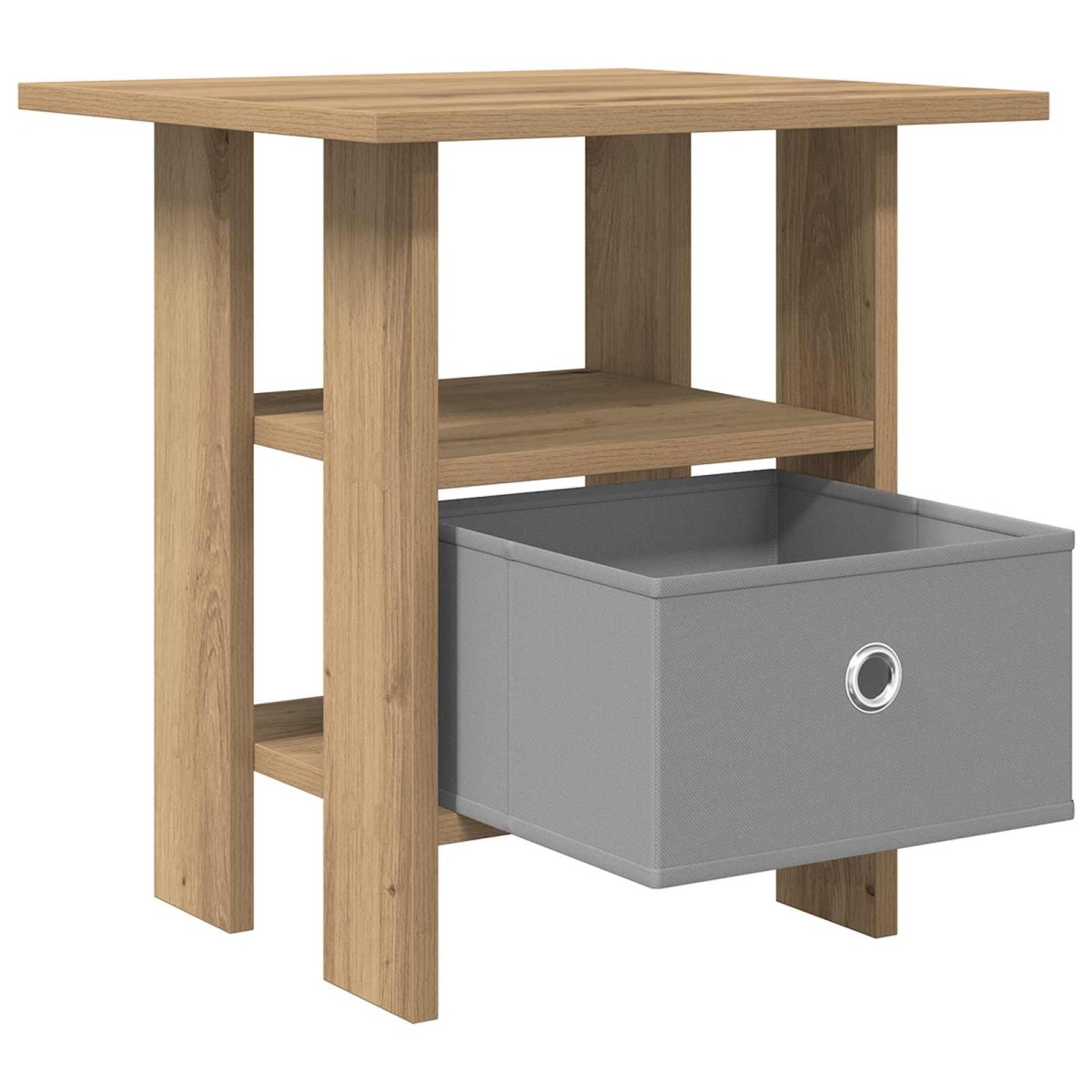 vidaXL Κομοδίνο Artisan Oak 41 x 40 x 45 εκ Επεξεργασμένο Ξύλο