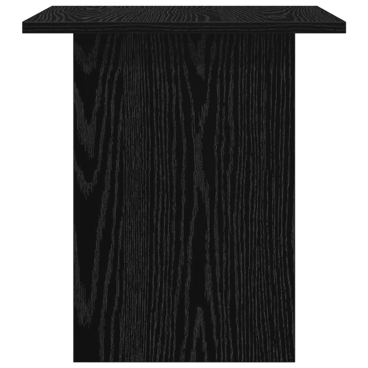 vidaXL Κομοδίνο Μαύρη Οξυά 41 x 40 x 45 εκ Επεξεργασμένο Ξύλο