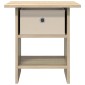 vidaXL Κομοδίνο Δρύς Sonoma 41 x 40 x 45 εκ Επεξεργασμένο Ξύλο