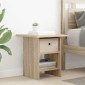 vidaXL Κομοδίνο Δρύς Sonoma 41 x 40 x 45 εκ Επεξεργασμένο Ξύλο