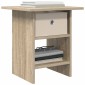 vidaXL Κομοδίνο 2 τεμ. Δρύς Sonoma 41 x 40 x 45 εκ Επεξεργασμένο Ξύλο