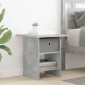 vidaXL Κομοδίνο 2 τεμ. Σκυρόδεμα Γκρι 41 x 40 x 45 εκ