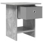 vidaXL Κομοδίνο 2 τεμ. Σκυρόδεμα Γκρι 41 x 40 x 45 εκ