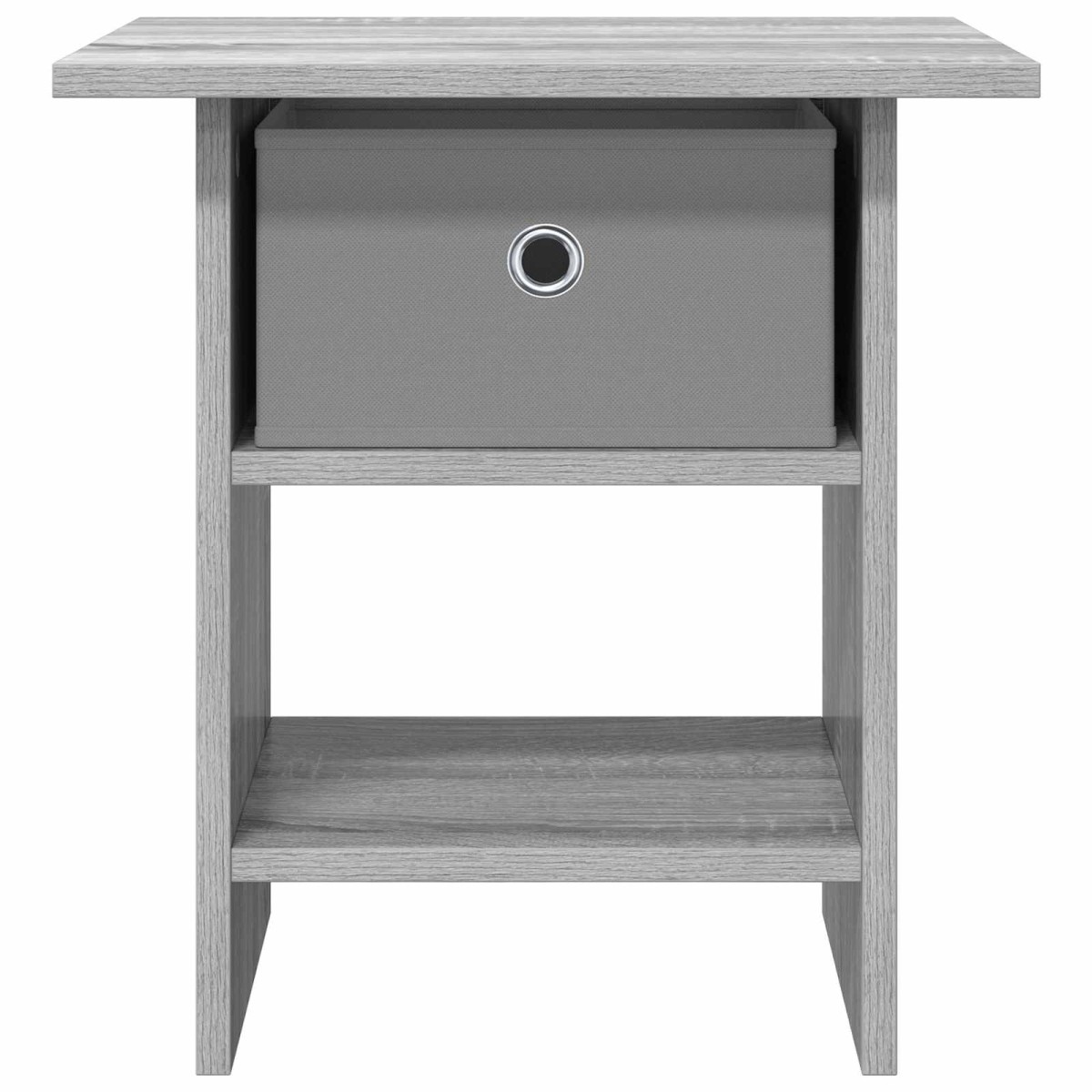 vidaXL Κομοδίνο Γκρίζο Σονομα 41 x 40 x 45 εκ Επεξεργασμένο Ξύλο