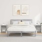 vidaXL Κομοδίνο 2 τεμ. Γκρίζο Σονομα 41 x 40 x 45 εκ