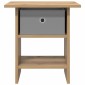 vidaXL Κομοδίνο Artisan Oak 41 x 40 x 45 εκ Επεξεργασμένο Ξύλο