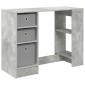 vidaXL Γραφείο Σκυρόδεμα Γκρι 100 x 40 x 75 cm Επεξεργασμένο Ξύλο