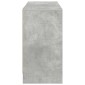 vidaXL Γραφείο Σκυρόδεμα Γκρι 100 x 40 x 75 cm Επεξεργασμένο Ξύλο