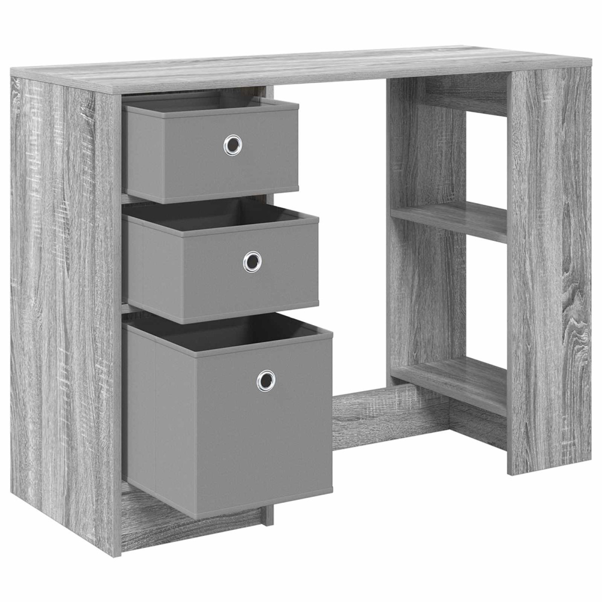 vidaXL Γραφείο Γκρίζο Σονομα 100 x 40 x 75 cm Επεξεργασμένο Ξύλο