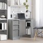 vidaXL Γραφείο Γκρίζο Σονομα 100 x 40 x 75 cm Επεξεργασμένο Ξύλο