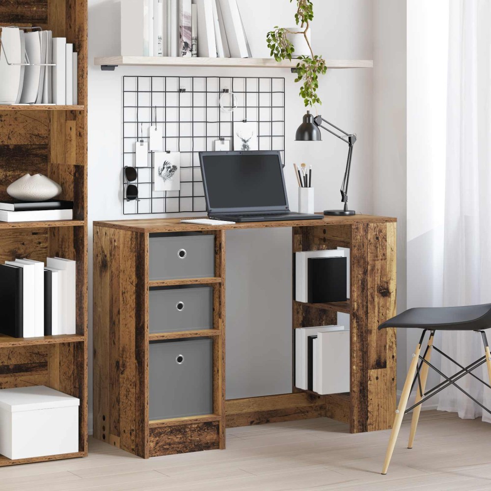 vidaXL Γραφείο Παλιό ξύλο 100 x 40 x 75 cm Επεξεργασμένο Ξύλο