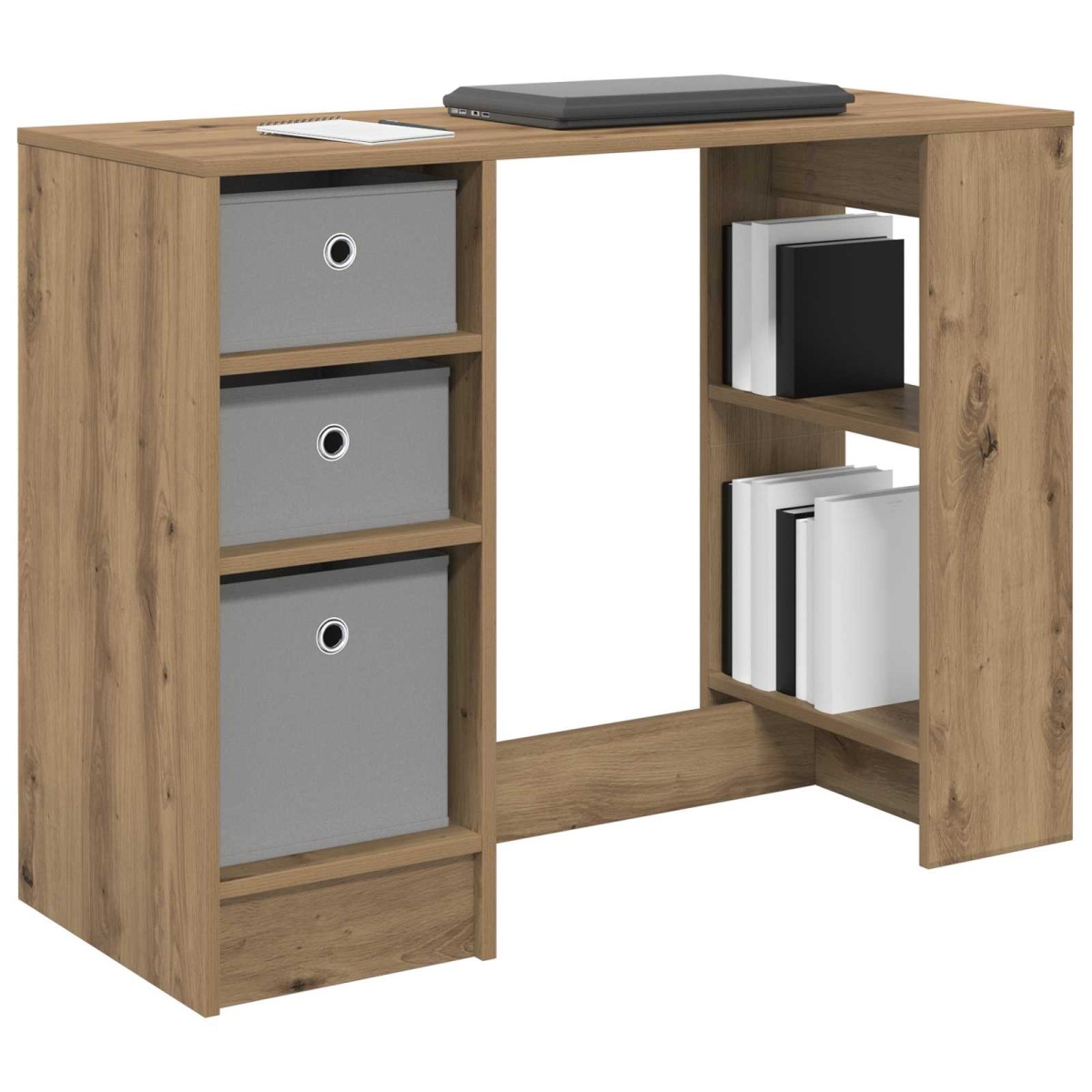 vidaXL Γραφείο Artisan Oak 100 x 40 x 75 cm Επεξεργασμένο Ξύλο