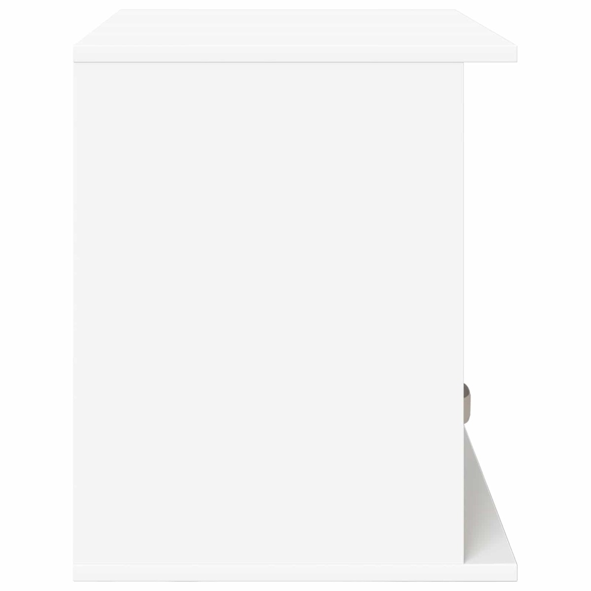 vidaXL Βάση τηλεόρασης με συρτάρι Λευκό 79 x 40 x 48 εκ