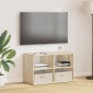 vidaXL Βάση τηλεόρασης με συρτάρι Δρύς Sonoma 79 x 40 x 48 εκ