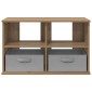 vidaXL Βάση τηλεόρασης 79 x 40 x 48 εκ Artisan Oak