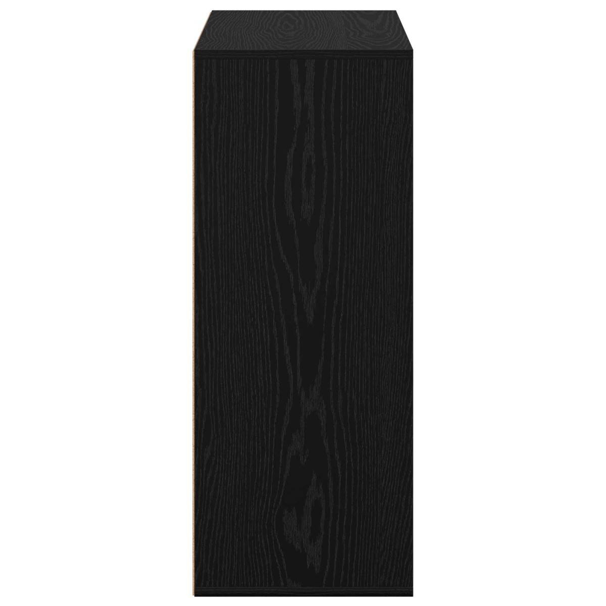 vidaXL Πλαϊνό γραφείο Μαύρη Δρυς 60 x 33,5 x 84 εκ