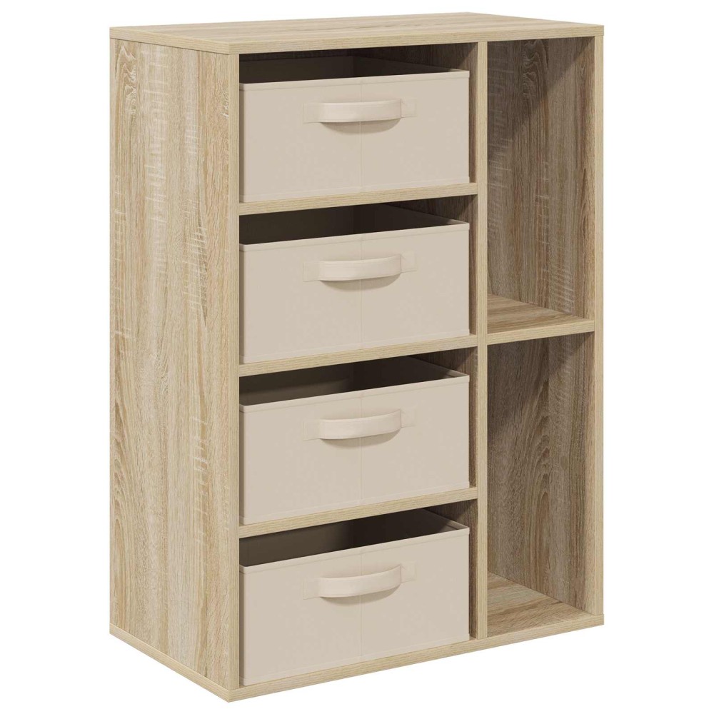 vidaXL Πλαϊνό γραφείο Sonoma Δρυς 60 x 33,5 x 84 εκ