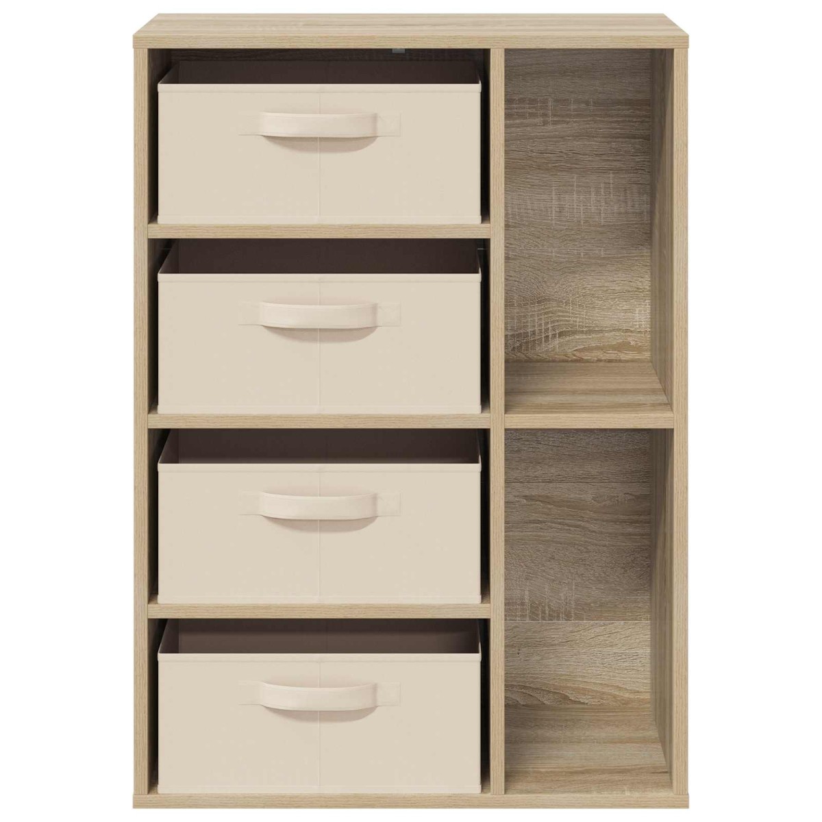 vidaXL Πλαϊνό γραφείο Sonoma Δρυς 60 x 33,5 x 84 εκ