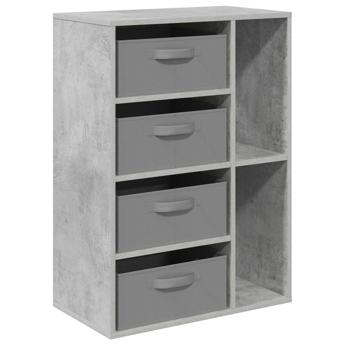 vidaXL Πλαϊνό γραφείο Γκρι Σκυροδέματος 60 x 33,5 x 84 εκ