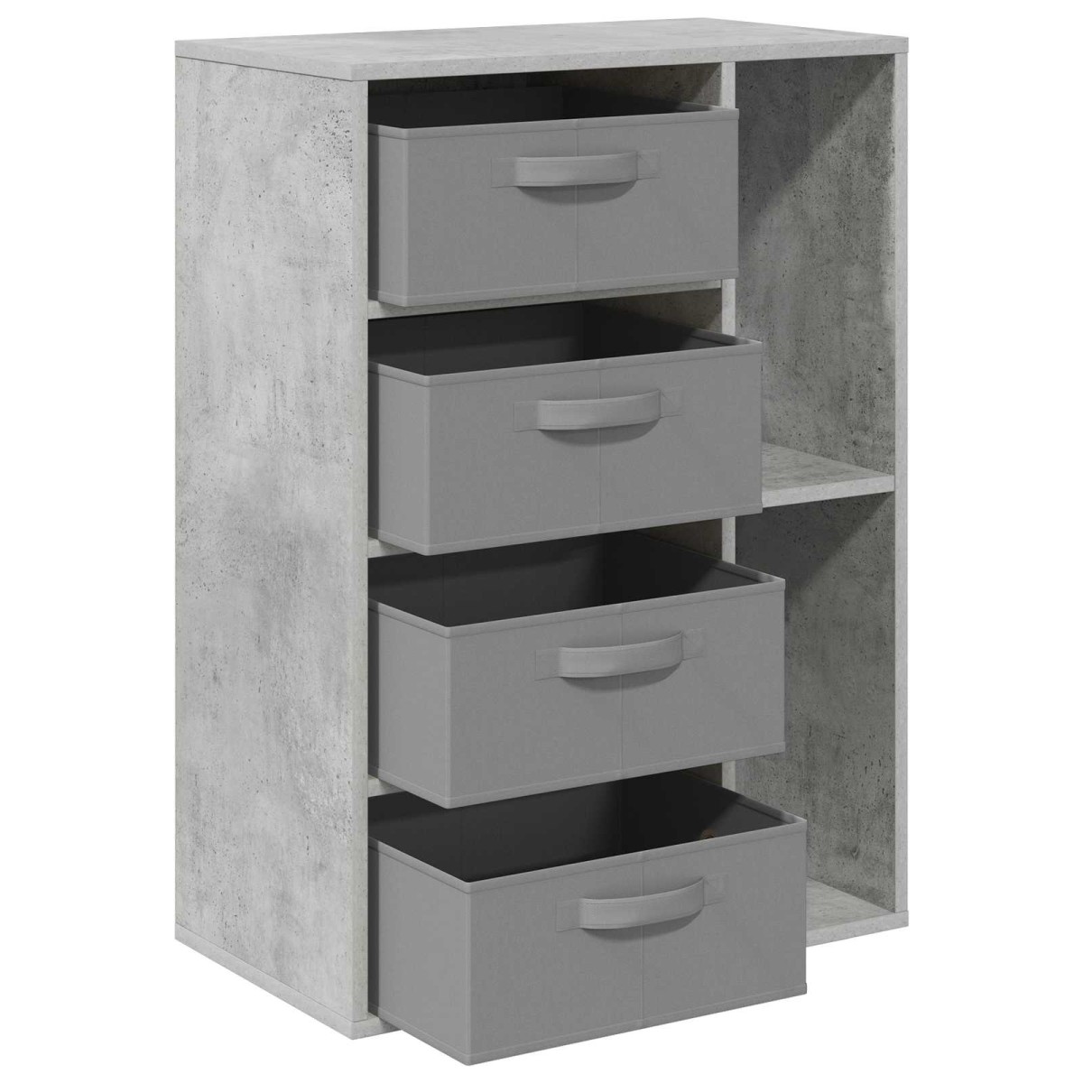 vidaXL Πλαϊνό γραφείο Γκρι Σκυροδέματος 60 x 33,5 x 84 εκ