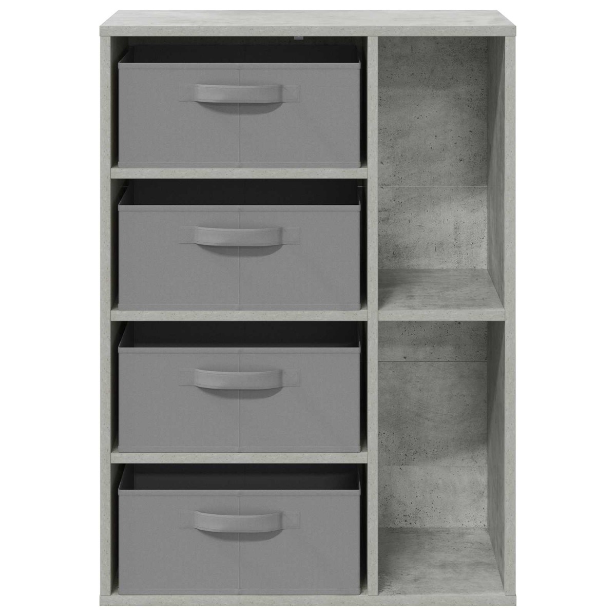 vidaXL Πλαϊνό γραφείο Γκρι Σκυροδέματος 60 x 33,5 x 84 εκ