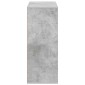 vidaXL Πλαϊνό γραφείο Γκρι Σκυροδέματος 60 x 33,5 x 84 εκ