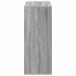vidaXL Πλαϊνό γραφείο Γκρι Sonoma 60 x 33,5 x 84 εκ