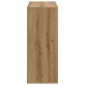 vidaXL Πλαϊνό γραφείο Artisan Δρυς 60 x 33,5 x 84 εκ