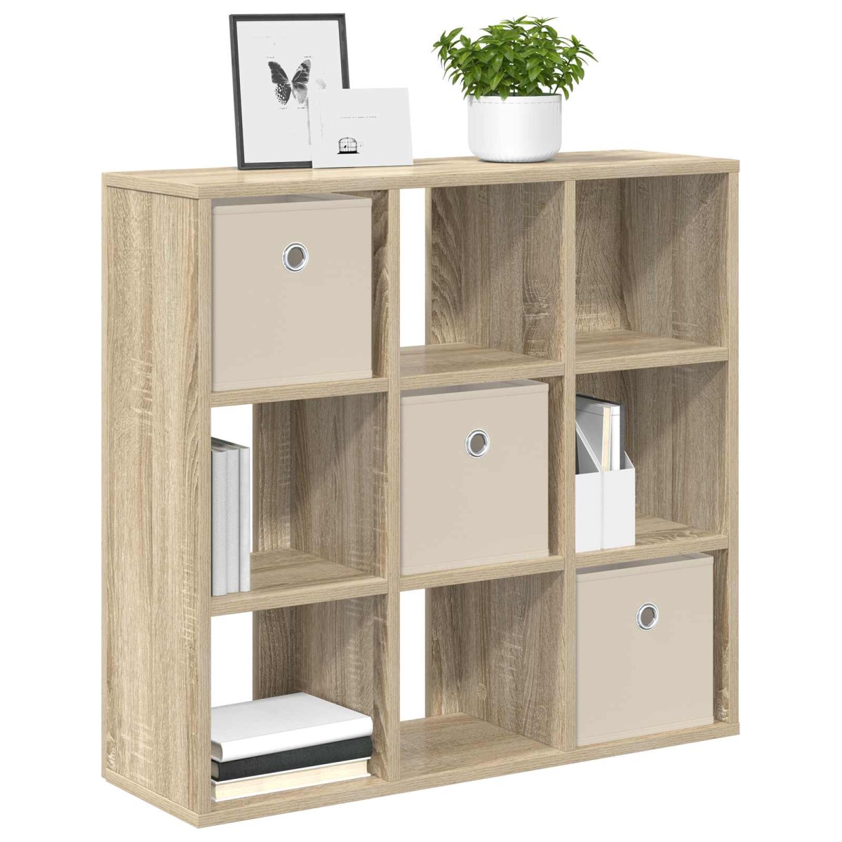 vidaXL Πλαϊνό γραφείο με συρτάρι Δρύς Sonoma 73,5 x 24 x 69,5 εκ.
