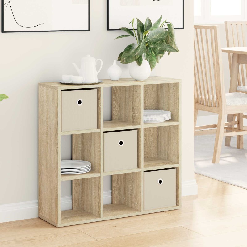 vidaXL Πλαϊνό γραφείο με συρτάρι Δρύς Sonoma 73,5 x 24 x 69,5 εκ.