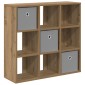 vidaXL Πλαϊνό γραφείο Artisan Oak 73,5 x 24 x 69,5 εκ.