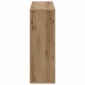 vidaXL Πλαϊνό γραφείο Artisan Oak 73,5 x 24 x 69,5 εκ.