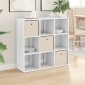 vidaXL Πλαϊνό γραφείο με συρτάρι Λευκό 88,5 x 29 x 84,5 εκ.