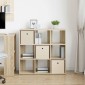 vidaXL Πλαϊνό γραφείο με συρτάρι Δρύς Sonoma 88,5 x 29 x 84,5 εκ.