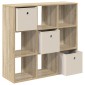 vidaXL Πλαϊνό γραφείο με συρτάρι Δρύς Sonoma 88,5 x 29 x 84,5 εκ.