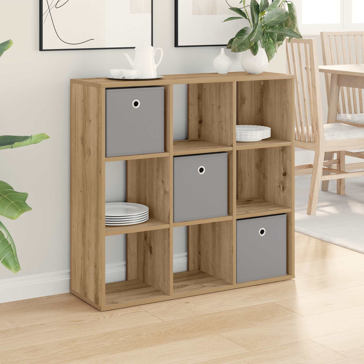 vidaXL Πλαϊνό γραφείο Artisan Oak 88,5 x 29 x 84,5 εκ.
