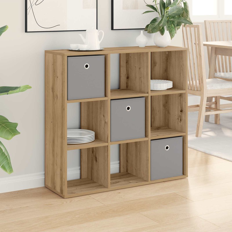 vidaXL Πλαϊνό γραφείο Artisan Oak 88,5 x 29 x 84,5 εκ.