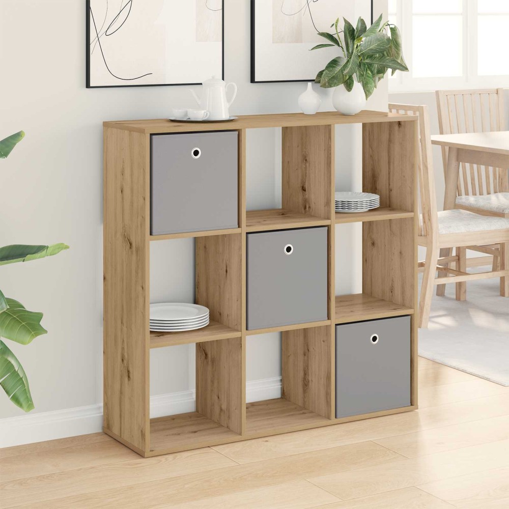 vidaXL Πλαϊνό γραφείο Artisan Oak 102 x 31 x 99,5 εκ.
