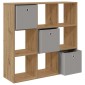 vidaXL Πλαϊνό γραφείο Artisan Oak 102 x 31 x 99,5 εκ.
