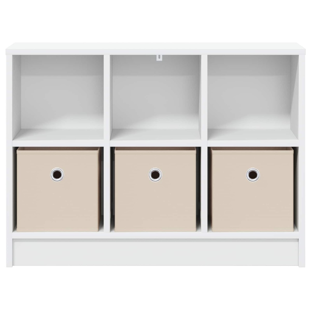 vidaXL Πλαϊνό γραφείο με συρτάρι Λευκό 73,5 x 22,5 x 53,5 εκ