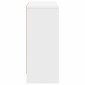 vidaXL Πλαϊνό γραφείο με συρτάρι Λευκό 73,5 x 22,5 x 53,5 εκ