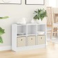 vidaXL Πλαϊνό γραφείο με συρτάρι Λευκό 73,5 x 22,5 x 53,5 εκ