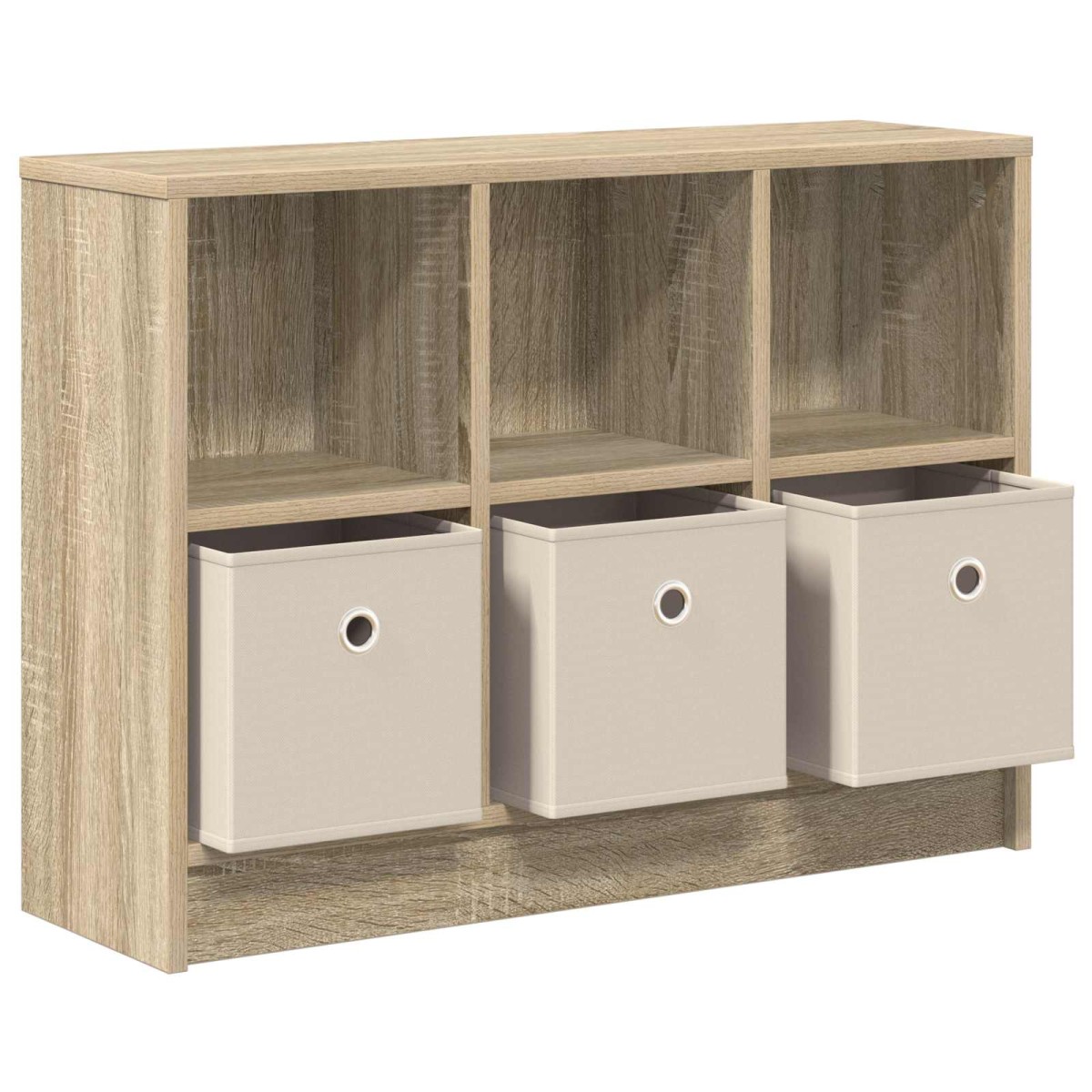 vidaXL Πλαϊνό γραφείο με συρτάρι Δρύς Sonoma 73,5 x 22,5 x 53,5 εκ