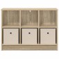 vidaXL Πλαϊνό γραφείο με συρτάρι Δρύς Sonoma 73,5 x 22,5 x 53,5 εκ