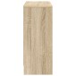 vidaXL Πλαϊνό γραφείο με συρτάρι Δρύς Sonoma 73,5 x 22,5 x 53,5 εκ