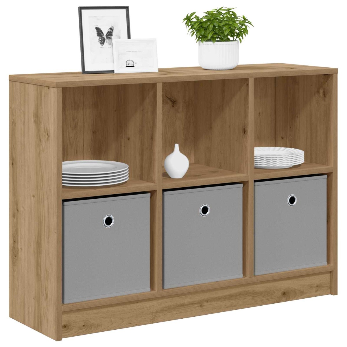 vidaXL Πλαϊνό γραφείο Artisan Oak 88,5 x 27,5 x 63,5 εκ