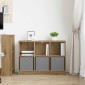 vidaXL Πλαϊνό γραφείο Artisan Oak 88,5 x 27,5 x 63,5 εκ