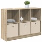 vidaXL Πλαϊνό γραφείο με συρτάρι Δρύς Sonoma 102 x 32 x 73,5 εκ